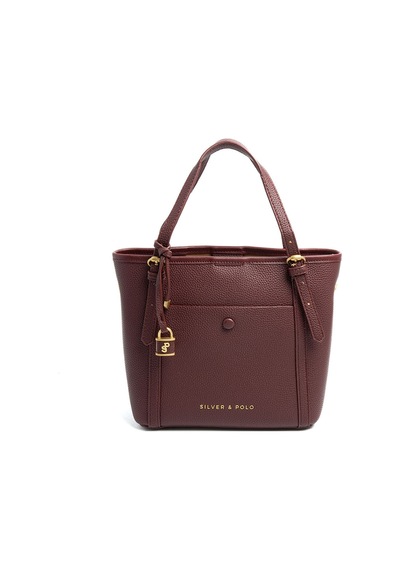 Silver Polo Sp1244 Kadın Omuz Çantası Mini Rolax Bordo-bordo