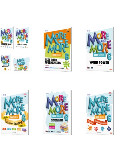 More And More Tüm Dersler 6. Sınıf Set Kurmay Yayınları