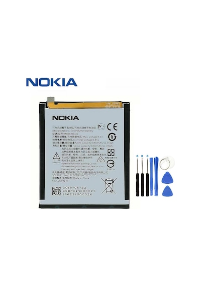 Nokia X6 2018 6.1 Plus Pil Batarya ve Tamir Seti He342