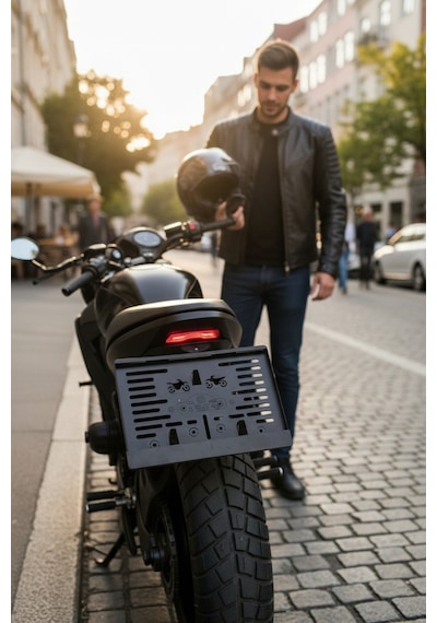 Motorsiklet Plakalık 1 Adet Motor Plakası