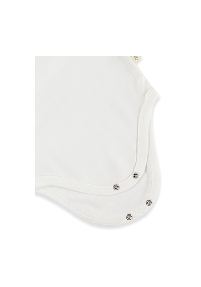 Civil Baby 3 Lü Düz Sıfır Kol 0-36 Ay Çıtçıtlı Badi - Beyaz