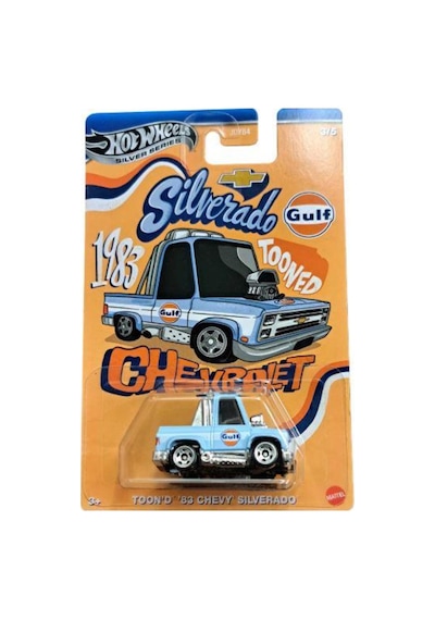 Silver Series Toon'd '83 Chevy Silverado Gdg44 Jcb64 Çok Renkli