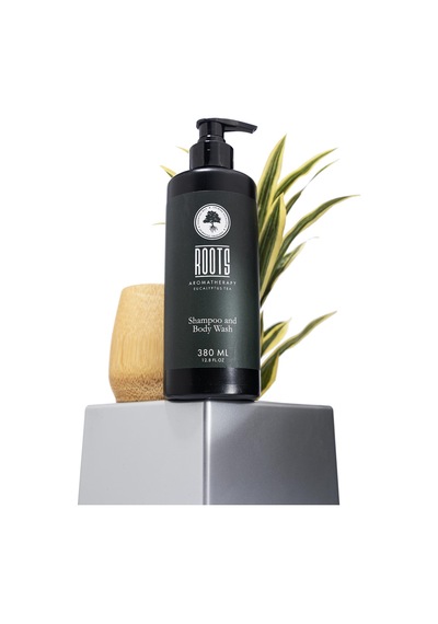 Roots Aromatherapy Eucalyptus Tea Shampoo And Body Wash 380 Ml 12.8 Fl Oz