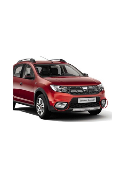 Dacia Sandero Ön Tampon Sis Çerçeve Takımı Gri 7711425352