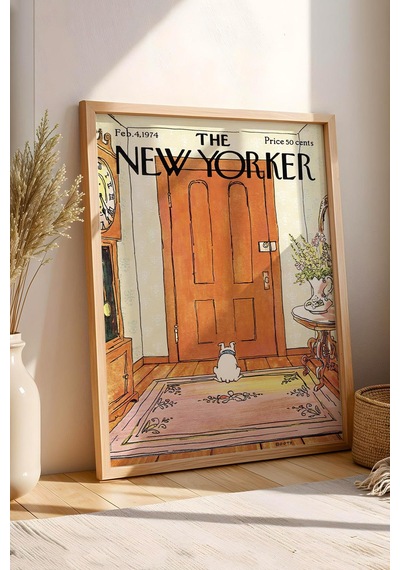 The New Yorker Çerçeveli Tablo February 4 1974