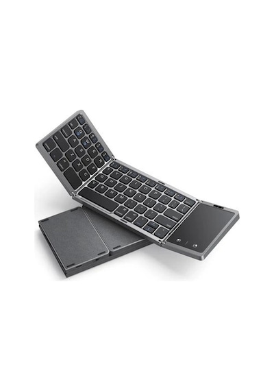 Seenda Seeda Katlanabilir Bluetooth Klavye Gri
