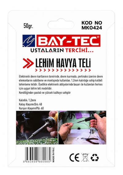 Bay-tec Lehim Teli 2x50gr