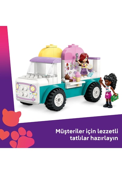 LEGO® Friends Heartlake City Dondurma Kamyonu 42644 - 4 Yaş ve Üzeri Çocuklar için Mini Bebek İçeren Yaratıcı Oyuncak Yapım Seti (92 Parça) LEGO® Friends Heartlake City Dondurma Kamyonu 42644 - 4 Yaş ve Üzeri Çocuklar için Mini Bebek İçeren Yaratıcı Oyuncak Yapım Seti (92 Parça)