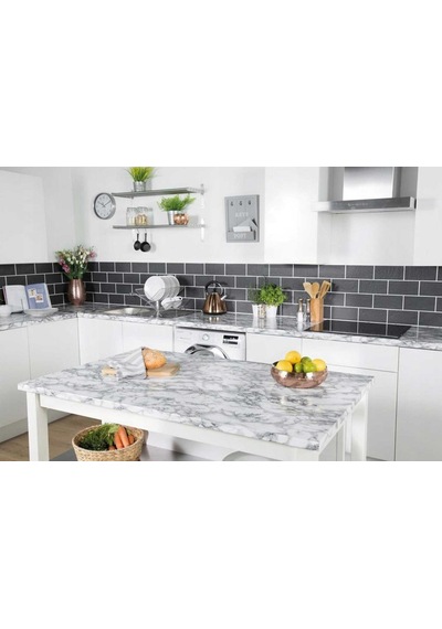 D-c-fix 176-0047 Siyah Hareli Kendinden Yapışkanlı Mermer Desen Folyo 45 Cm X 1 Mt