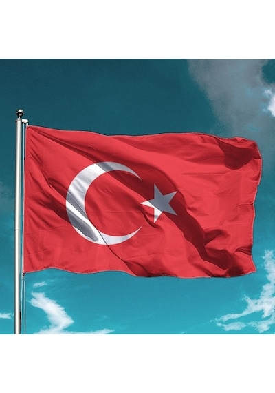 Türk Bayrağı 150x225 cm Raşel Kumaş