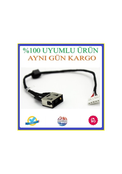 Lenovo Uyumlu G50-70 Dc Jack Şarj Soketi Kablolu