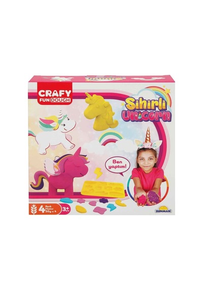 Storeşahin 2090 Crafy Sihirli Unicorn Oyun Hamuru Seti Shn0720 Çok Renkli