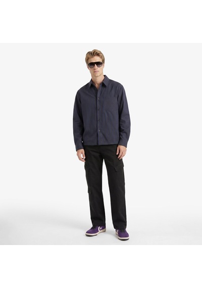 Karl Kani Signature Check Boxy Erkek Kahverengi Gömlek Km261-023-1