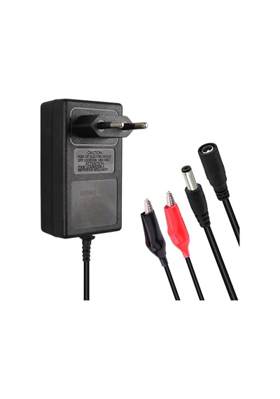 Ayt Weko 14.4 Volt 2 Amper 5.5x2.5 Mm Uçlu Krokodil Aparatlı Akü Şarj Cihazı Aleti Wk-29111