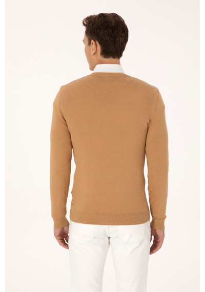 U.S. Polo Assn. U.s. Polo Assn. Erkek Camel Kazak /triko 50313662-vr015