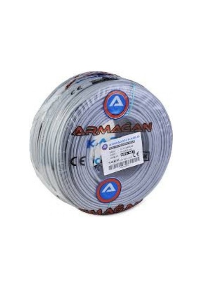 Armağan Cctv 2+1 2x0.22mm 250m - %100 Bakır 75 Ohm