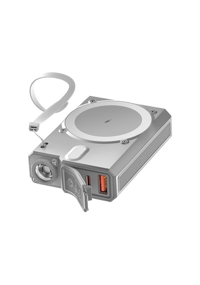 Gld-spt- Joko J38 10.000 Mah 20w Pd Led Işıklı Magsafe Powerbank - Gri