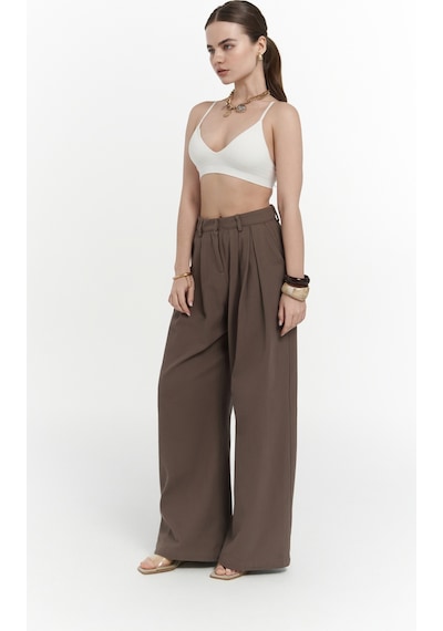 Mai Collection Mai Studios Co. Sorrenio Açık Kahve Yelek Pantolon Takım Acık Kahve Açık Kahverengi