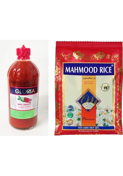 Mahmood Rice Pirinç 900 G + Gloria Acılı Sos 484 ML