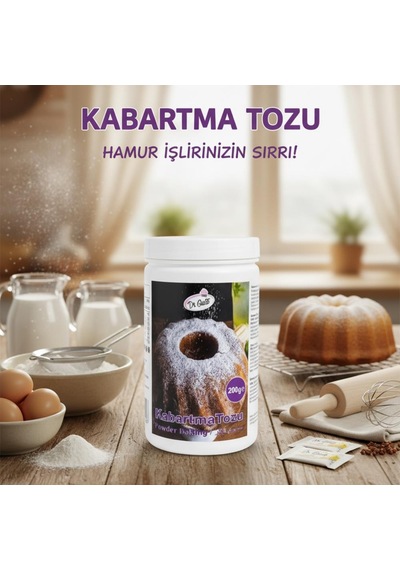 Kabartma Tozu 200 Gr Mükemmel Kabarma, Kusursuz Kıvam