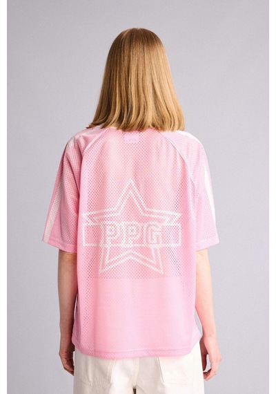 Defacto Powerpuff Gırls Oversıze Bisiklet Yaka Baskılı Kısa Kollu Tişört G5034ax26sppn666 Pembe-pn666