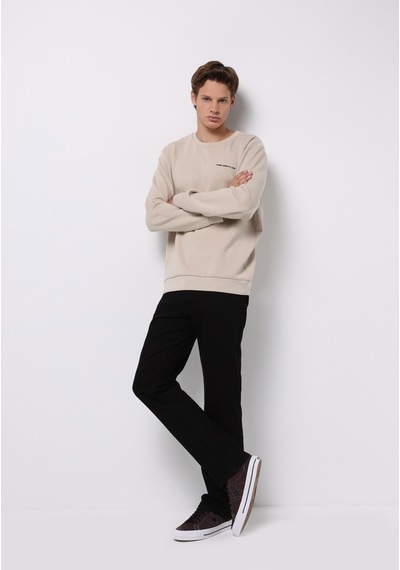 Colin's Colins Regular Fit Erkek Bej Sweatshirt Cl1077180 Q1.v2 Beı Bej