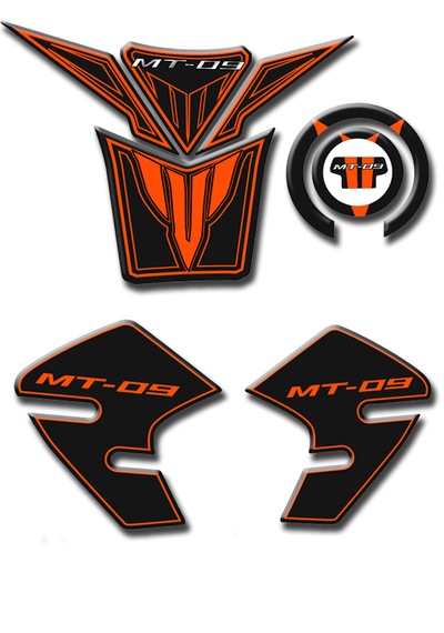 Mt09 Tankpad Seti 2015-2020 Uyumlu Turuncu