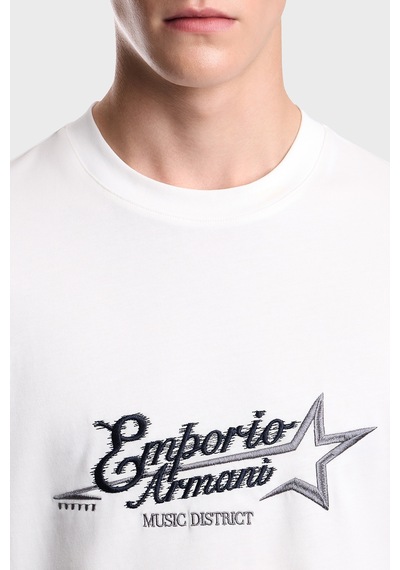 Emporio Armani Logolu % 100 Pamuk Regular Fit Bisiklet Yaka T Shirt Erkek T Shirt Em006809 Af13715 U0003 Beyaz Emporio Armani Logolu % 100 Pamuk Regular Fit Bisiklet Yaka T Shirt Erkek T Shirt Em006809 Af13715 U0003 Beyaz