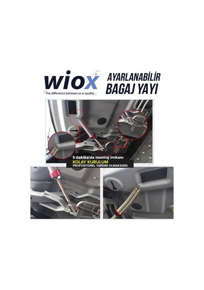 Ayarlanabilir Otomatik Bagaj Kaldırma Yayı