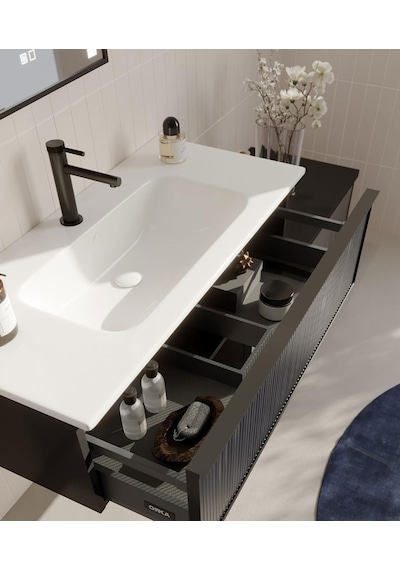 Orka Urban 81 Alt Modül + Lavabo Mat Antrasit Bronz Diğer Orka Urban 81 Alt Modül + Lavabo Mat Antrasit Bronz Diğer