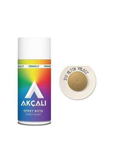 Altın Yaldız Yaldızlı Alüminyum-ahşap-plastik-demir-metal-sprey Boyama 400 Ml Altın Yaldız