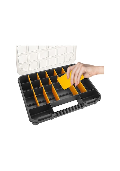 Slim Organizer Takım Çantası Ayarlanabilir 23 Bölmeli Vida Kutusu