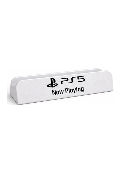 Ps5 Oyun Standı Now Playing Oyun Kutusu Sergileme Standı Şık Masaüstü Dayanıklı Oyun Tutucu