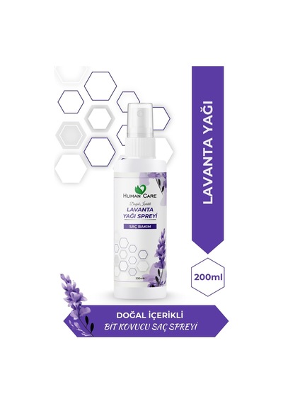 Lavanta Yağı Saç Spreyi - Bit Kovucu Saç Spreyi - Itır, Neem, Çay Ağacı