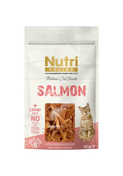 Nutri Feline Somonlu Ve Catnipli Kedi Ödül Maması 50gr