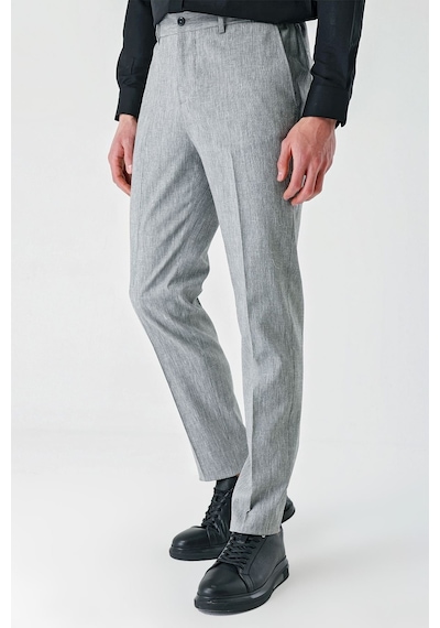 İmza Gri Yan Cepli Beli Lastikli Keten Karışımlı Casual Slim Fit Dar Kesim Pantolon 1003240103-gri Gri İmza Gri Yan Cepli Beli Lastikli Keten Karışımlı Casual Slim Fit Dar Kesim Pantolon 1003240103-gri Gri