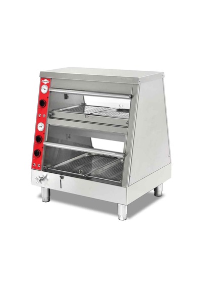 Empero Emp.plc-d-gn31 Elektrikli Isıtmalı Teşhir Ünitesi 2 Katlı 115x69x93 Cm