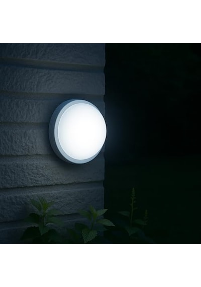 Led Beyaz Tavan Duvar Lambası Ip65 Su Geçirmez Beyaz Işık 6500k 1500 Lümen 220v Banyo Bahçe Balkon Için Dış Mek