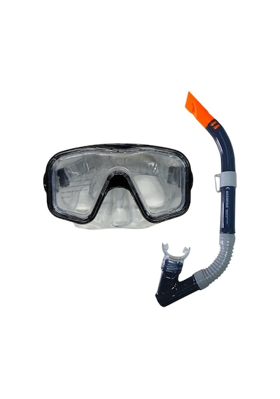 Maske Şnorkel Safari Dalış Seti Tepered Cam - 2186a/113csb Lisinya Mavi