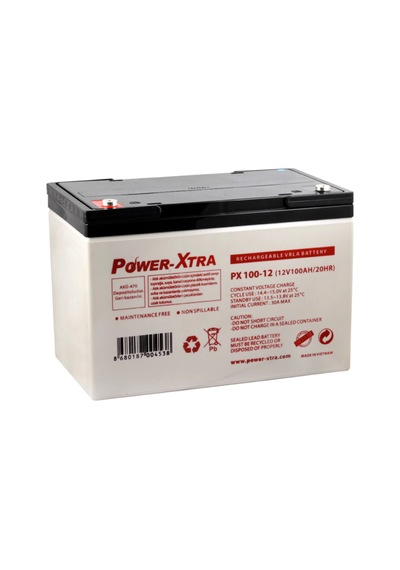 Power-Xtra PX100-12AN 12V 100 AH Bakımsız Kuru Akü