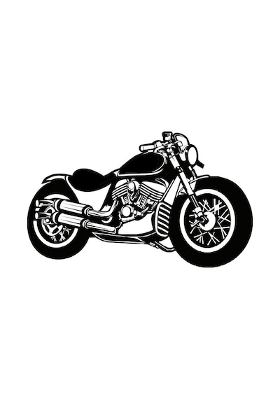 Klasik Motosikletler 9 Sticker 15 X 9 Cm