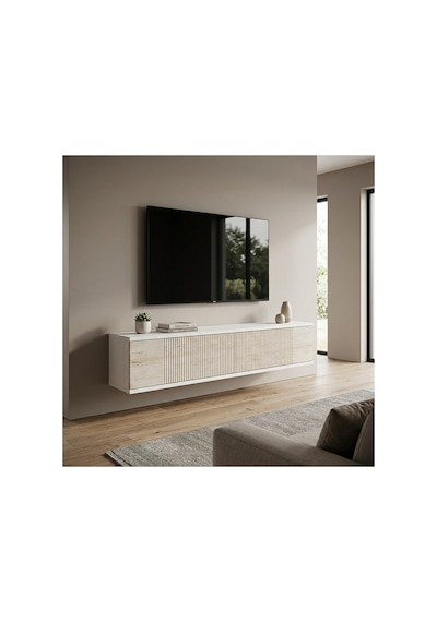 Tda1204a Corsa Duvara Montaj Tv Stand, Tv Rafı Antrasit 120cm