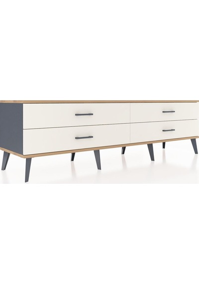 Hyperion Tv Ünitesi 4 Çekmeceli 176x44x51 Antrasit-çam/aytaşı Atlas Çam/aytası Hyperion Tv Ünitesi 4 Çekmeceli 176x44x51 Antrasit-çam/aytaşı Atlas Çam/aytası
