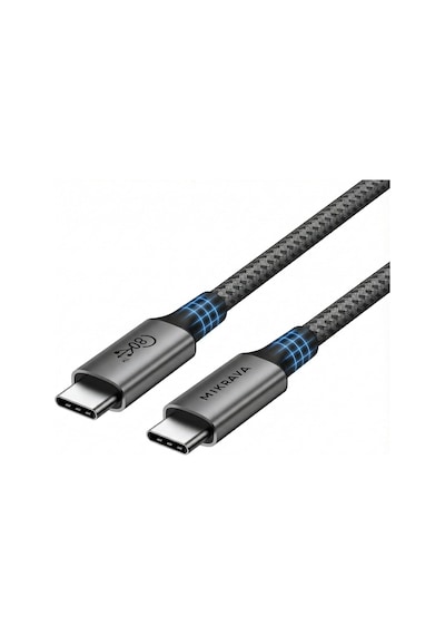 Usb 4.0 V2.0, 80gbps Usb C Veri Kablosu, 240w Usb C Şarj Kablosu, 8k 60hz 4k 240hz 2k 360hz Thunderbolt 5 Görüntü Kablosu, Macbook, Monitör, Docking İstasyonu, İphone İle Uyumlu - 1 Metre