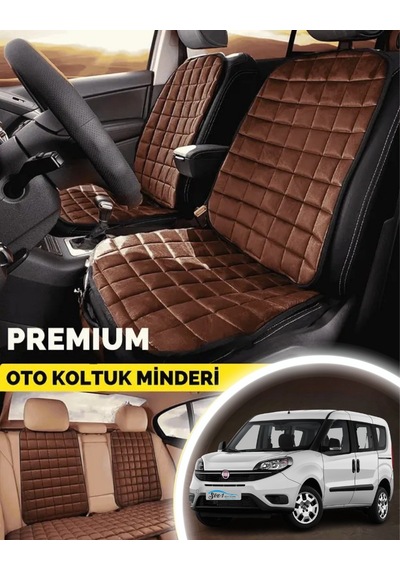 Fiat Doblo Koltuk Minder Ortopedik Cepli Araç Ve Kılıf Seti Tam Uyumlu,taba Renk,konforlu Tasarım