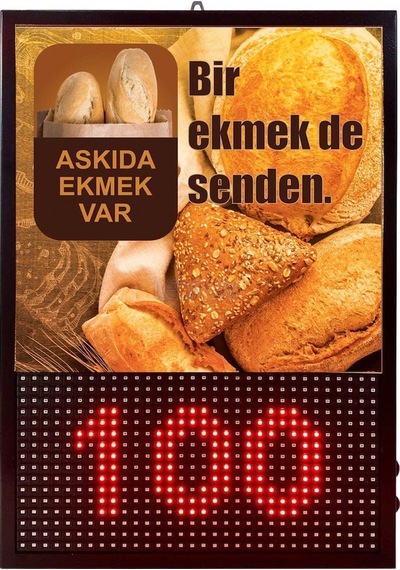 Askıda Ekmek Led Panosu