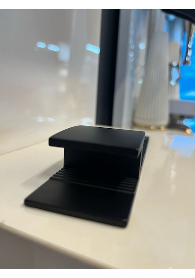 Flow Sima Metal Kulp 32mm Mat Siyah Dolap Kapak Modern Çekmece Mobilya Tv Ünite Komidin Vestiyer Mat Siyah