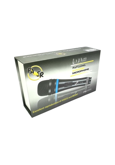 Pawer Pw-1111 Profesyonel Kablolu Mikrofon Metal Kasa