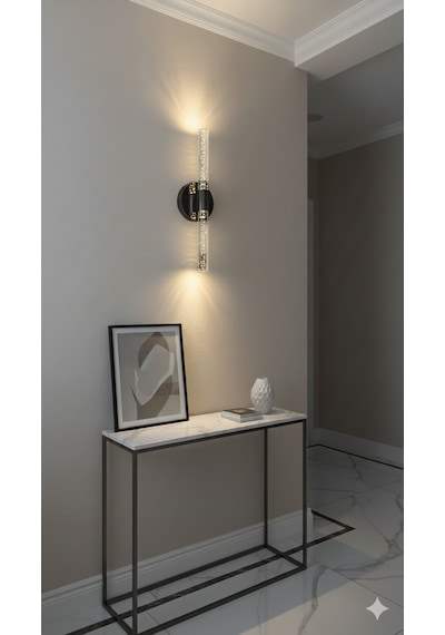 Bhbackhome Bubbleflux Şık Tasarım Modern Ledli Aplik 40 Cm Elektrikli Antrasit