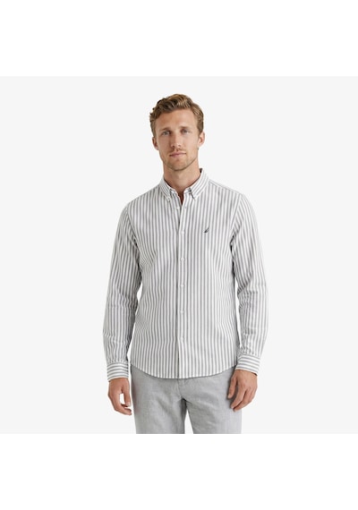 Nautica Erkek Lacivert Regular Fit Çizgili Gömlekçizgiliw65541t